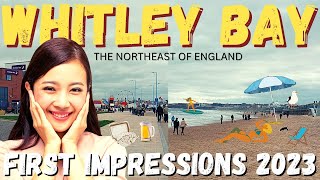 First Impressions Of Whitley Bay 🏖️  England 2023  4K UHD mikestravelshow [upl. by Ahseket]