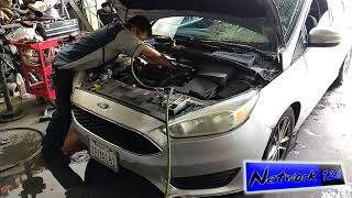 Mechanic cuts off stuck oxygen sensor [upl. by Ecnaiva399]