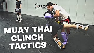 8 Best Muay Thai Clinch Sweeps amp Tactics real time sparring [upl. by Namreg]