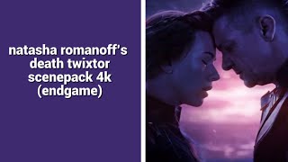 natasha romanoff death twixtor scenepack 4k  endgame [upl. by Tannen]