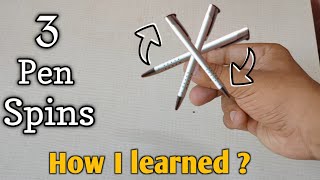 I Learned Pen Spinning Tricks [upl. by Otit]