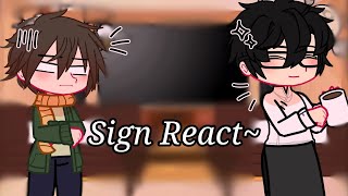 Sign react  only part  BL Manhwa  gacha nox  read desc [upl. by Ursuline]