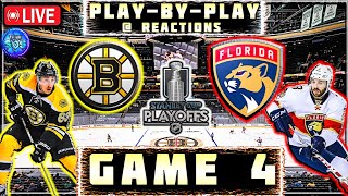 Epic battle Panthers vs Bruins Game 4 [upl. by Barthol385]