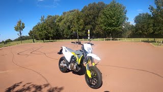 2021 Husqvarna 701 SM Supermoto  Detailed Review [upl. by Ytoc146]