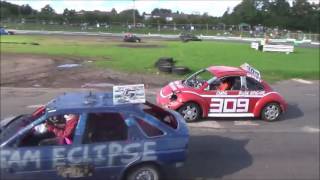 New Beetle banger raced at Grimley Raceway 2016 [upl. by Esirahc]