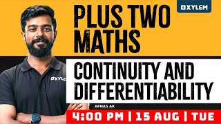 Plus Two Maths  Continuity and Differentiability  Xylem Plus Two [upl. by Kenley]