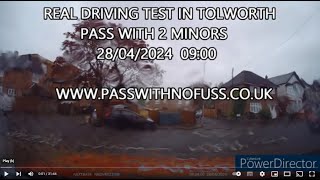 REAL DRIVING TEST ROUTE IN TOLWORTH 7 [upl. by Santana493]