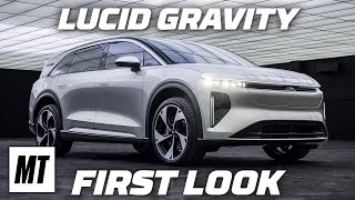 Lucid Gravity  Luxurious Electric SUV for under 80000  First Look [upl. by Nyllek612]