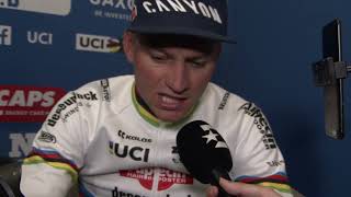 Mathieu van der Poel  Interview at the finish  E3 Saxo Classic 2024 [upl. by Breed849]