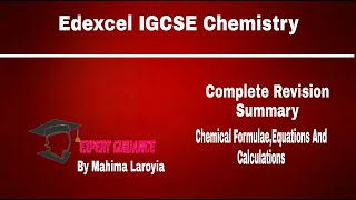 Chemical FormulaeEquation And Calculation Edexcel IGCSEChemistry Complete Revision Summary [upl. by Adnorehs]