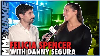 Felicia Spencer discusses commentary role at Eagle FC 44 decision to retire from MMA [upl. by Shah]