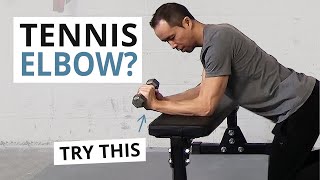 How to Treat Tennis Elbow with 3 Effective Exercises [upl. by Gnivri]