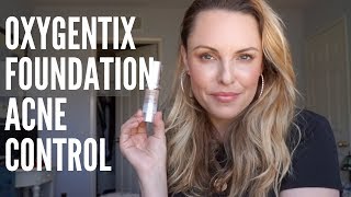 Oxygenetix Oxygenating Foundation Acne Control Review [upl. by Cirone]