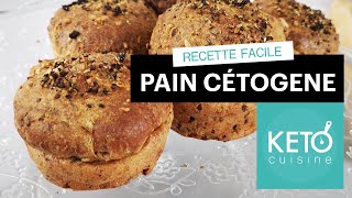 Recette pain faible en glucides  Régime ketocétogène [upl. by Lenahs]