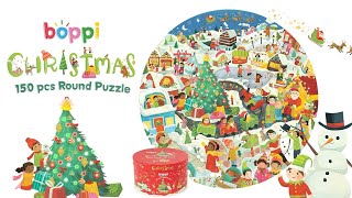 boppi Christmas 150pcs Round Puzzle [upl. by Apul]