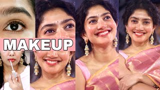 Sai Pallavi inspired makeup look in tamil  Sai Pallavi makeup amp Hair  Simple glow makeup in Tamil [upl. by Deeraf565]