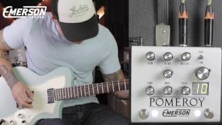 Emerson Custom Pomeroy OverdriveBoost pedal demo [upl. by Assilla]