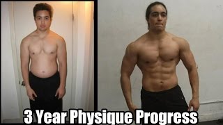 OMAR ISUF 3 Year NATURAL Body Transformation Physique Progress [upl. by Athena]