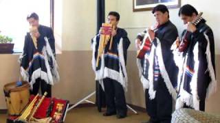 Traditional Andean panflute band in Cusco Peru 1773 [upl. by Cotterell]