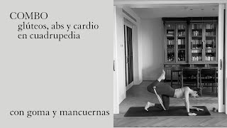 COMBO en cuadrupedia  glúteos abs y cardio  ffitcoco [upl. by Ayirp]