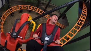 Tornado INTENSE Spinning Roller Coaster 4K POV  Bakken Denmark No Copyright [upl. by Uthrop5]