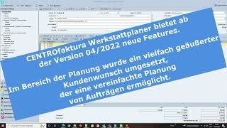 CENTROfaktura Planer amp Zeiterfassung  Alternative Planungsansicht [upl. by Ber88]