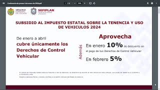 Descuentos del 10 y 5 por ciento en el pago de derechos vehiculares Gobierno de Veracruz [upl. by Honig]