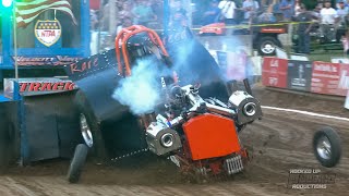 Tractor amp Truck Pulling Gone WRONG  Wild Rides Wrecks Fires amp Mishaps  2023 [upl. by August698]