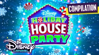 Disney Channel Holiday House Party Compilation  Disney Channel [upl. by Naniac]