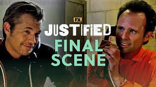 Raylan and Boyds Final Meeting  Scene  Justified  FX [upl. by Attenad471]