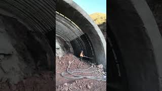 Tunnel anchor shotcrete lining process [upl. by Alena765]