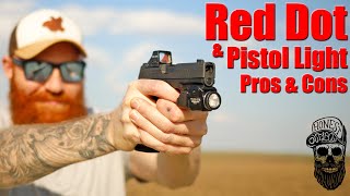 The Pros amp Cons of Red Dots amp Lights On Your Carry Pistol [upl. by Iggep]