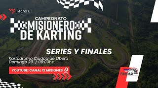 Campeonato Misionero de Karting Fecha 6 Oberá Misiones  EN VIVO [upl. by Jerrilee189]