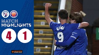 HIGHLIGHTS  Spireites 41 Aldershot Town [upl. by Anaet]