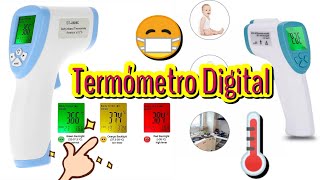 Termómetro Digital Infrarrojo  Cómo usar y Configurar  Infrared thermometer 😷🌡 [upl. by Libyc]