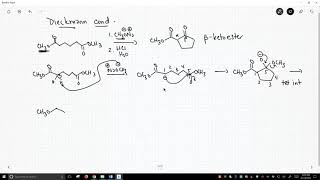 Dieckmann condensation [upl. by Minardi]