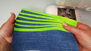 Sewing Tips for Beginners 6 Ways to Sew Bias Trims 9 [upl. by Tonie483]