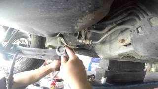 Rear Trailing Arm Bushing Replacement TOYOTA TERCEL 15L 19962002 5EFE A242L [upl. by Orenid]