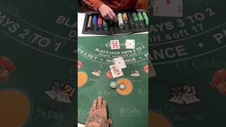 250 to over 1000 in 2 hands of blackjack casino gambling lasvegas blackjack [upl. by Kwon]