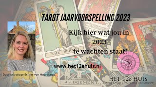 Tarot jaarvoorspelling 2023  WEEGSCHAAL [upl. by Macnair]