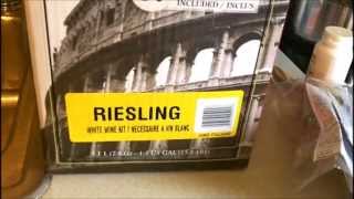 Vino Italiano Riesling Kit  How To Make Your Own White Wine [upl. by Hearn]