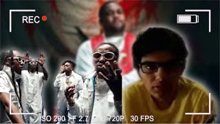 Mustard Migos  Pure Water official music video reaction [upl. by Ilajna]