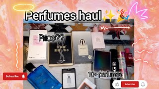 New perfume  Perfume haul  My perfume collection🎉✨  perfume price   10perfume [upl. by Yerffej]