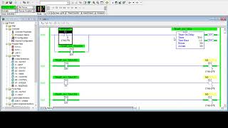 07 programmation LADDER en rslogix 500 Temporisation au Travail TON partie 2 mp4 [upl. by Eliades]