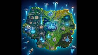 Fortnite ai map if season 9 was more futuristic [upl. by Akeemahs]