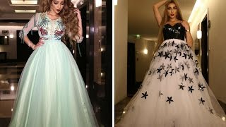 دنيا بطمة باربي العرب وأجمل قفاطين سفيرة القفطان المغربي♛ 2017 ♛ Dounia Batma Caftan Moderne [upl. by Maybelle]