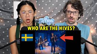 Our FIRST Reaction to THE HIVES  Swedish Rock Band LIVE medley [upl. by Wat]