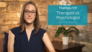 Therapist vs Psychologist [upl. by Asemaj]