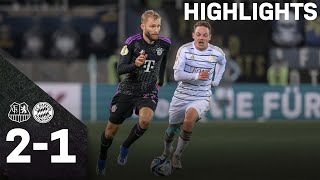 Second round setback  1 FC Saarbrücken vs FC Bayern 21  DFB Pokal Highlights [upl. by Harahs361]