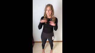 Express Review Athleta Headlands Hybrid Moto Tight [upl. by Neerol]